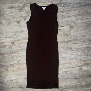 Dark Brown Bodycon dress